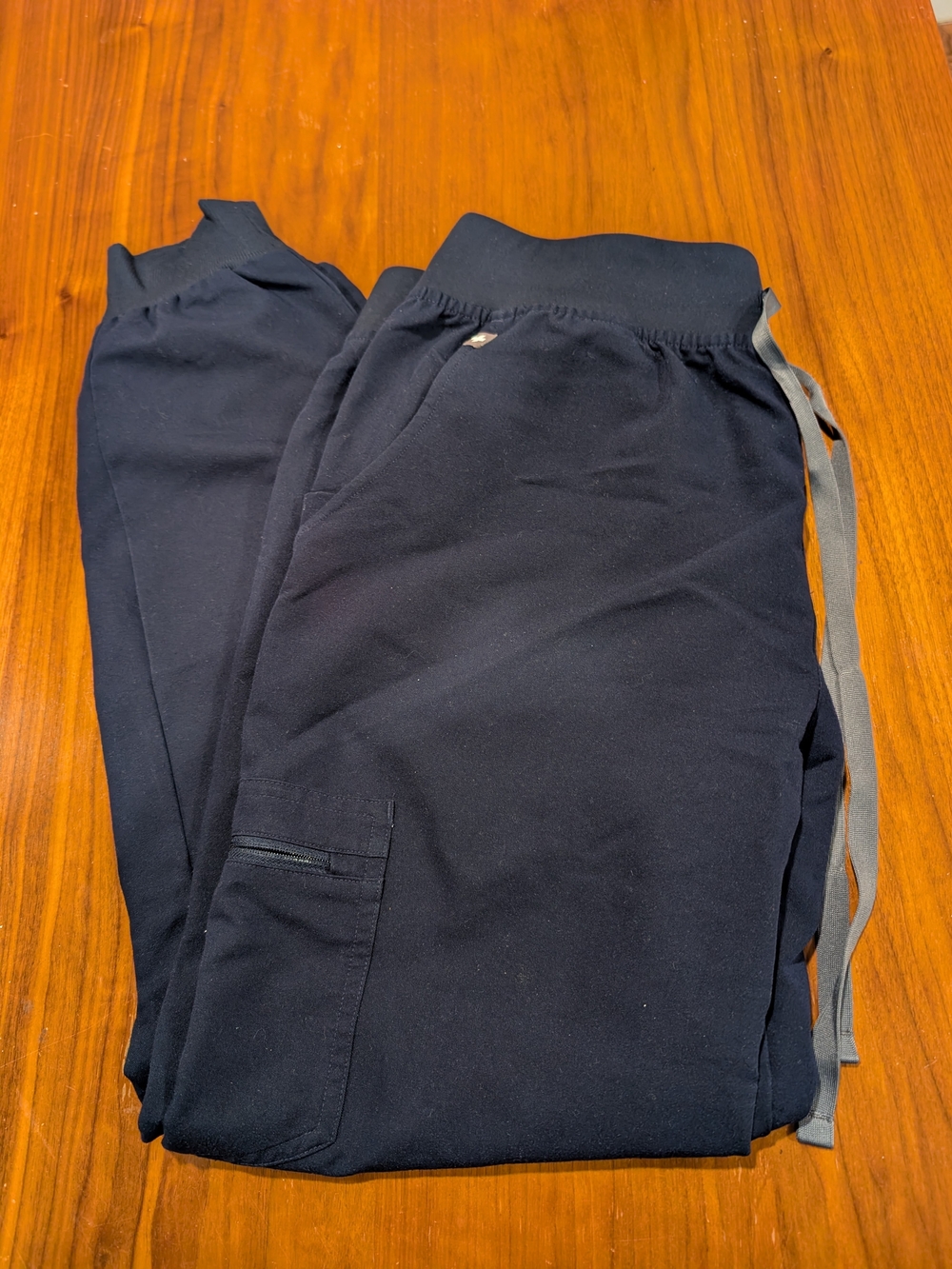 FIGS Zamora Jogger Scrub Pants Women’s M Navy Blue
